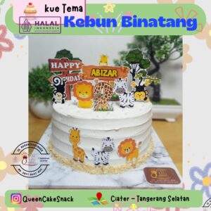 kue tema kebun binatang 4
