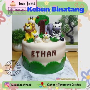 kue tema kebun binatang 5