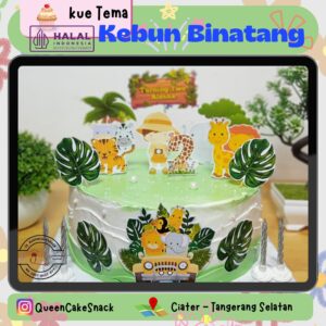kue tema kebun binatang 1
